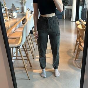 Women's Casual Brown Cargo Pants